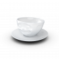 Preview: FiftyEight Tasse lachend weiss